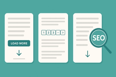 Pagination, infinite scroll, bouton charger plus