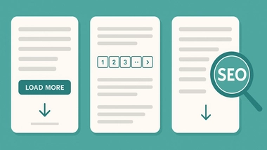 Pagination, infinite scroll, bouton charger plus